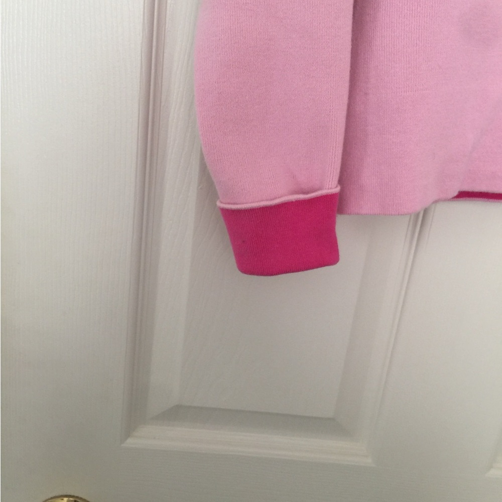 Vintage Retro Banana Republic Zip-up Sweatshirt Pink two tone Small - Picture 3 of 8